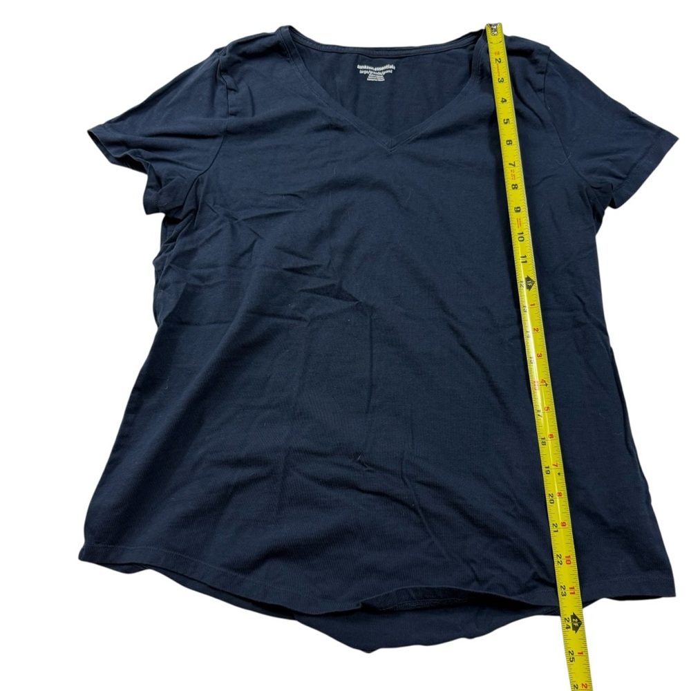 Amazon Essentials Women’s Short Sleeve V-Neck Tee – Navy Blue – Size Large - Picture 5 of 7